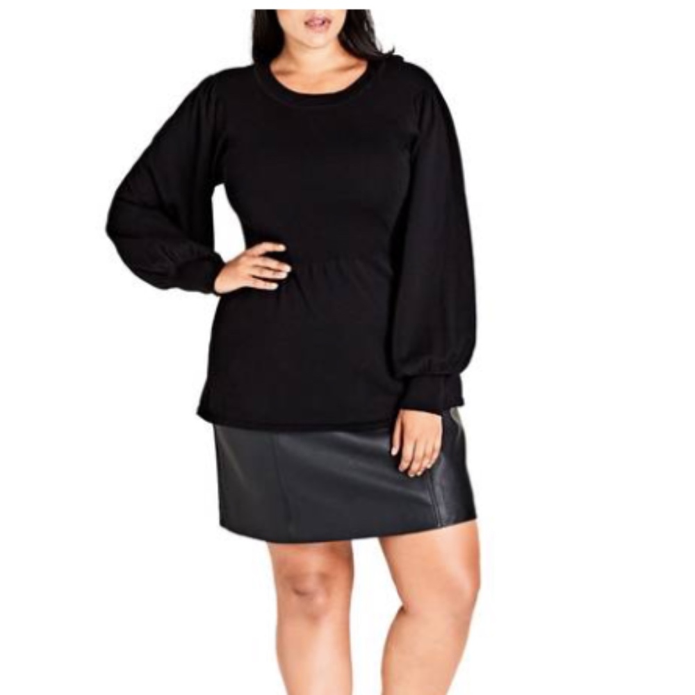 Like new City Chic blouson sleeve sweater